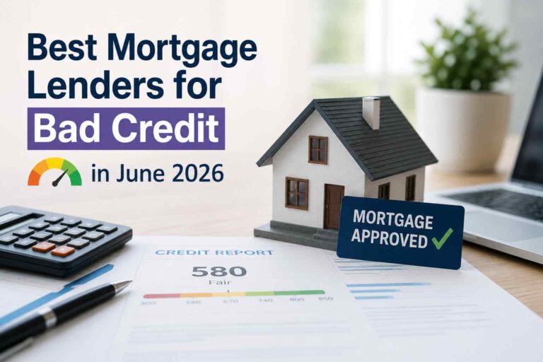 Top Mortgage Lenders for Bad Credit in 2026 (Best Choices for Low Scores)