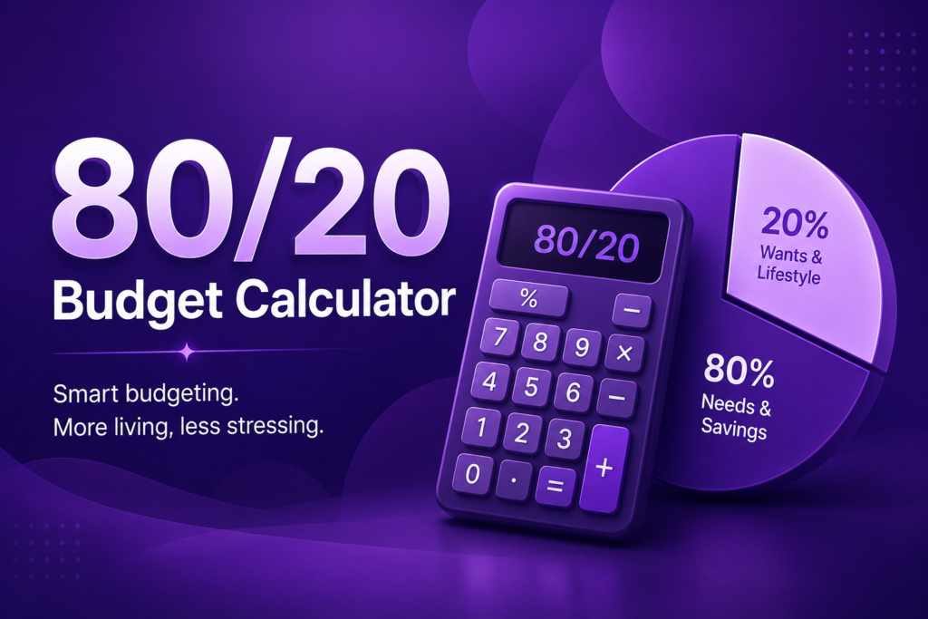 80/20 Budget Calculator