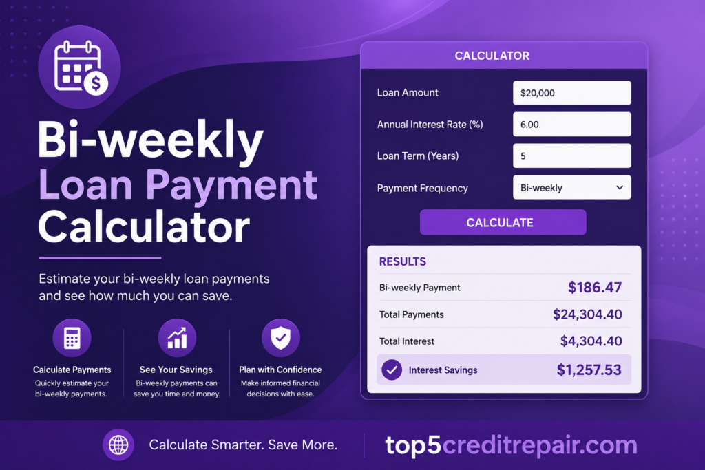 Bi-weekly Loan Payment Calculator