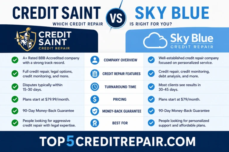 Credit Saint vs Sky Blue Credit Repair