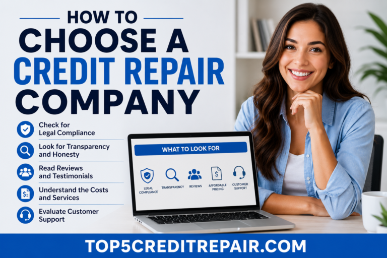 How to Choose a Credit Repair Company