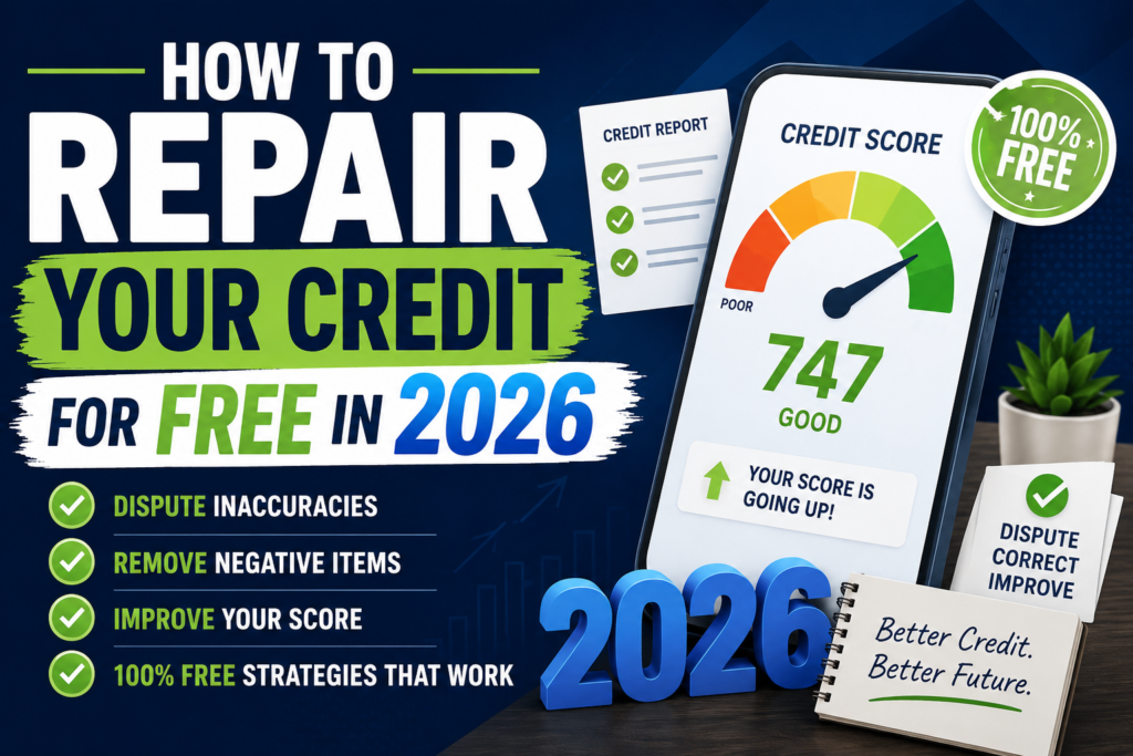How to Repair Your Credit for Free in 2026