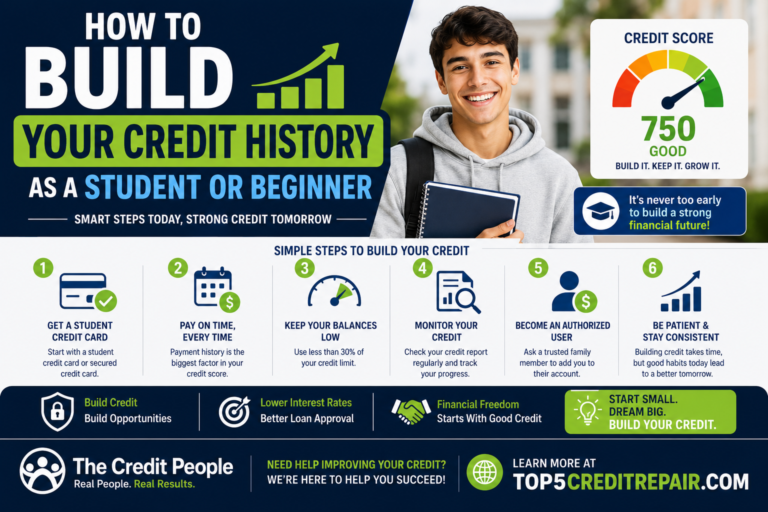How to build your credit history as a student or Beginner