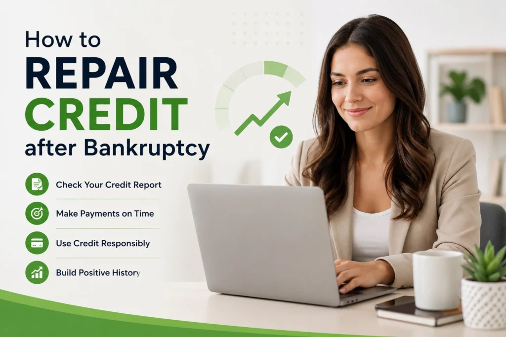 How to repair credit after Bankruptcy