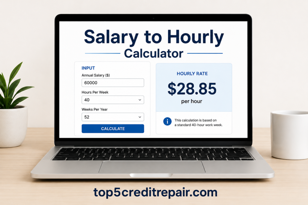 Salary to Hourly Calculator