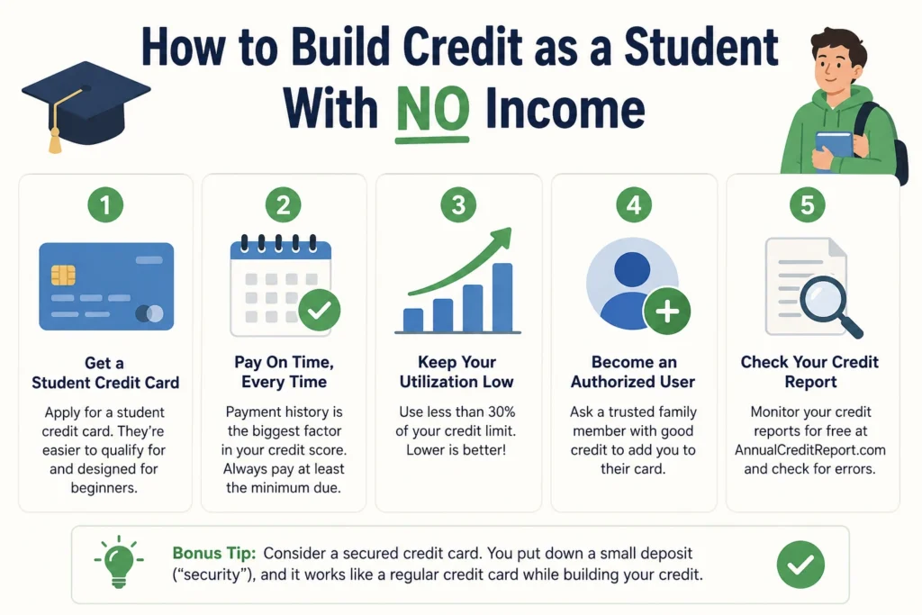 How to Build Credit as a Student