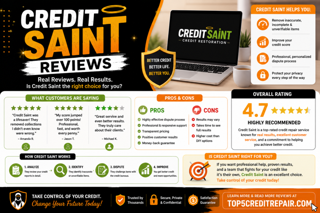 Credit saint reviews