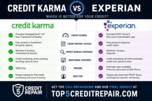 Credit Karma vs Experian
