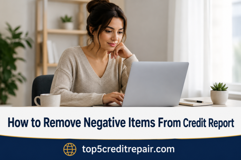 How to Remove Negative Items From Credit Report