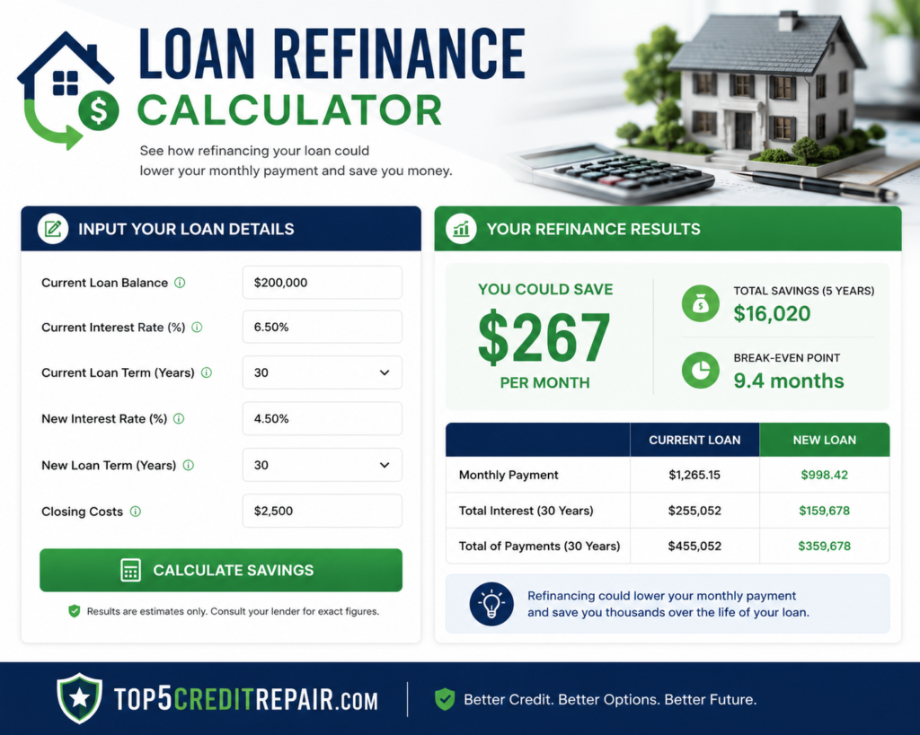 Loan Refinance Calculator