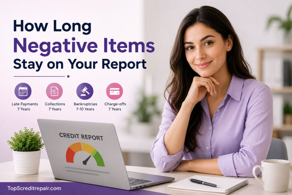 How Long Negative Items Stay on Your Credit Report