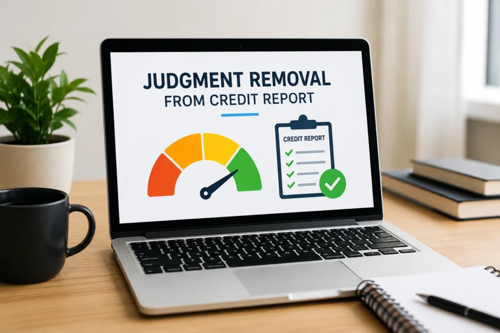 judgment removal from credit report