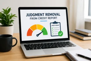 judgment removal from credit report