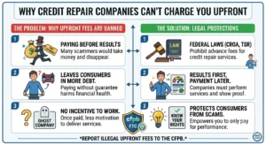 credit repair advance fee ban