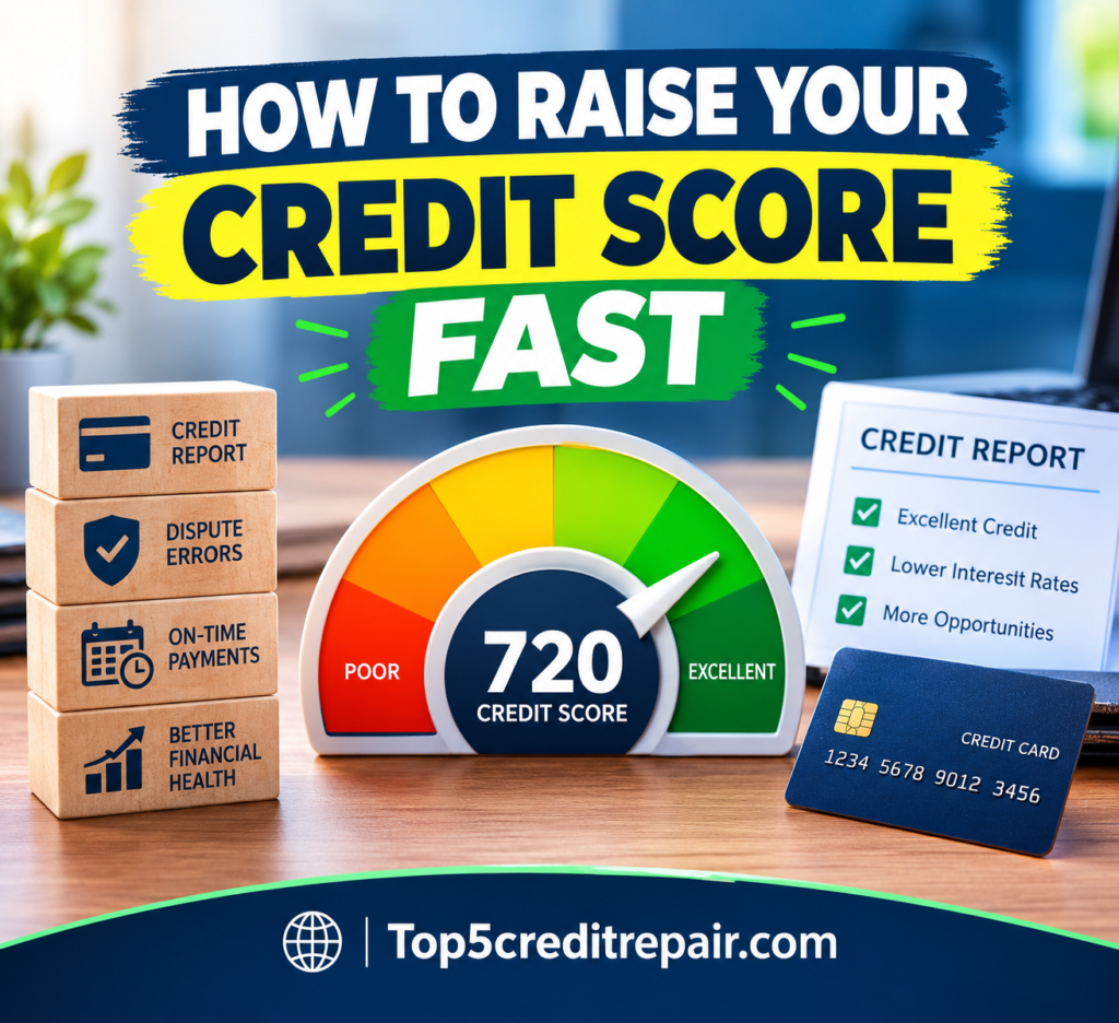 how to raise my credit score fast